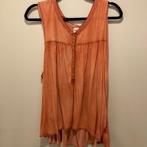 We the Free orange tank top size L